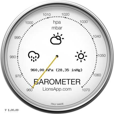 mbar barometer